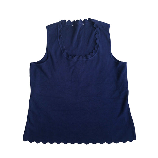 Blue Knit Vest